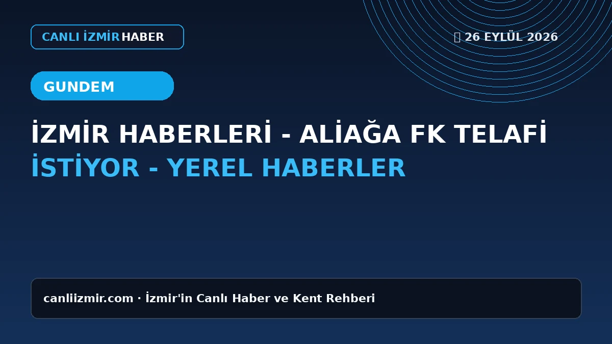 Aliağa FK'nın telafi maçları için hazırlıklarını gösteren bir görsel