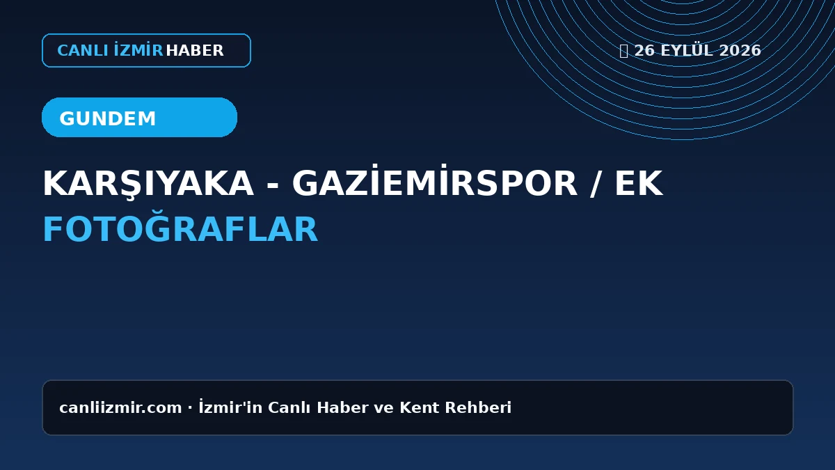 Karşıyaka Gaziemirspor maçından bir an