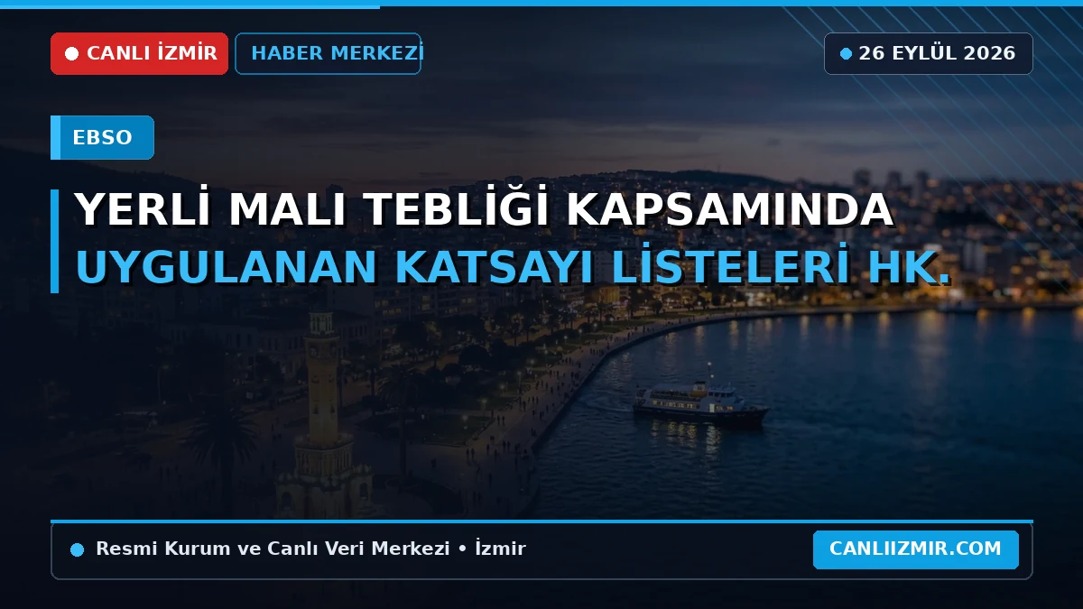 Yerli Malı Tebliği ile ilgili güncellemeleri anlatan görsel