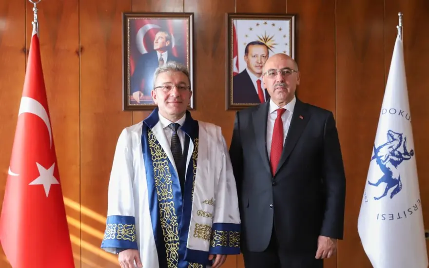 Dokuz Eylül Üniversitesi Rektörlük devir teslim töreni