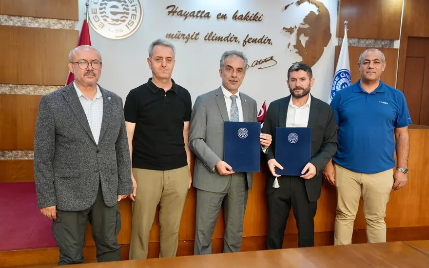 Ege Üniversitesi ve Ege Tat iş birliği protokolü imza töreni