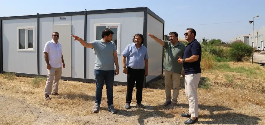 Technocity İzmir projesinin inşaat alanı