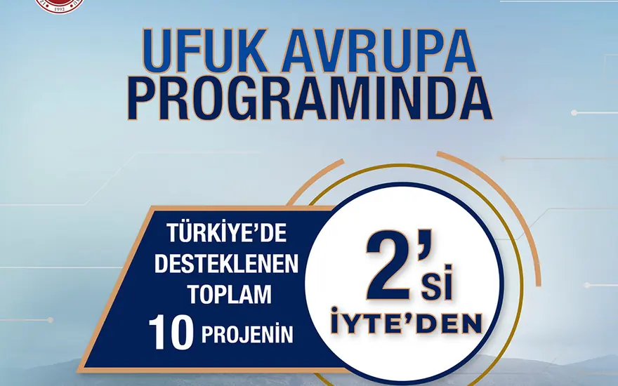 İzmir Yüksek Teknoloji Enstitüsü'nün Ufuk Avrupa projeleri ile elde ettiği başarı
